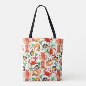 Seafood Patroon Tote Bag (Achterkant)