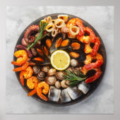 Seafood Platter Poster (Voorkant)