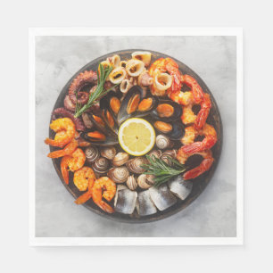 Seafood Platter Servet