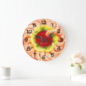 Seafood Theme Kitchen Wall Clocks Grote Klok (Huis)
