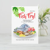 Seafood Uitnodiging (Staand voorkant)