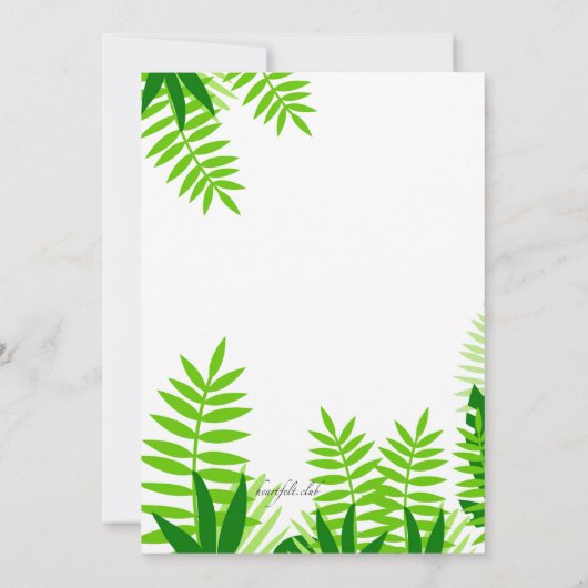 Seafood Uitnodiging (Achterkant)