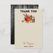 Seafood Zomer Jaarlijkse Crawfish Boil Party Bedankkaart (Voorkant / Achterkant)