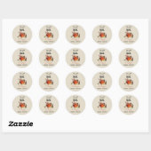 Seafood Zomer Jaarlijkse Crawfish Boil Party Ronde Sticker (Vel)