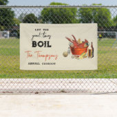 Seafood Zomer Jaarlijkse Crawfish Boil Party Spandoek (Insitu)