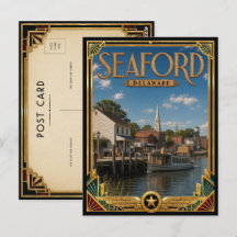 Seaford Delaware Vintage Art Deco Gouden Tijdperk