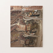 Seaford hoort Pond Old Mill. Legpuzzel (Verticaal)