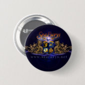 SeaFurys Shield (Blue)-Button Ronde Button 5,7 Cm (Voorkant /achterkant)