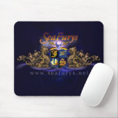 SeaFurys Shield (Blue) Mousepad Muismat (Met muis)