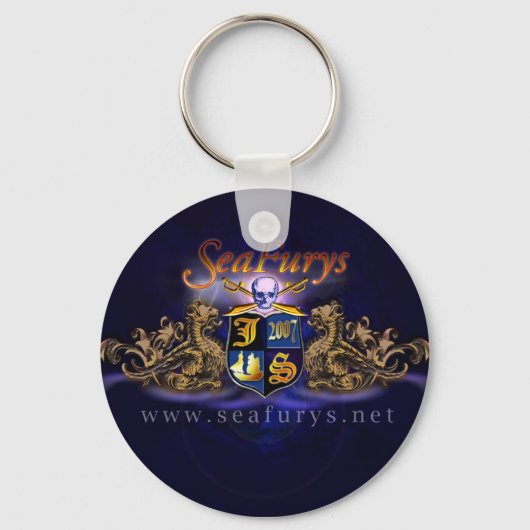SeaFurys Shield (Blue)-Sleutelhanger Sleutelhanger (Voorkant)