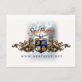 SeaFurys Shield (White) Briefkaart