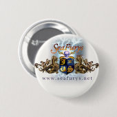 SeaFurys Shield (witte Button) Ronde Button 5,7 Cm (Voorkant /achterkant)