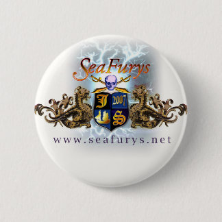 SeaFurys Shield (witte Button) Ronde Button 5,7 Cm