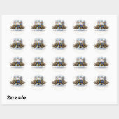 SeaFurys Shield (witte) Stickers (Vel)