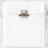 SeaFurys Shield (witte) Stickers (Tas)