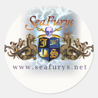 SeaFurys Shield (witte) Stickers