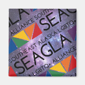 SEAGLA Space Logo Magnet (Voorkant)