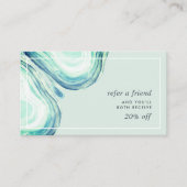 Seaglass Geode Aanbevelingskaartje (Voorkant)