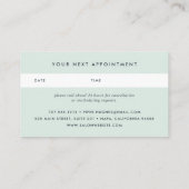 Seaglass Geode | Benoemingskaart Afsprakenkaartje (Achterkant)