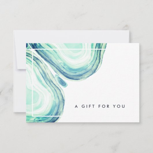 Seaglass Geode | Cadeaubon (Voorkant)