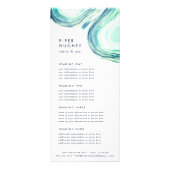 Seaglass Geode | Diensten of prijslijst Reclamekaart (Voorkant)