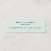 Seaglass Geode Mini Visitekaartje (Achterkant)