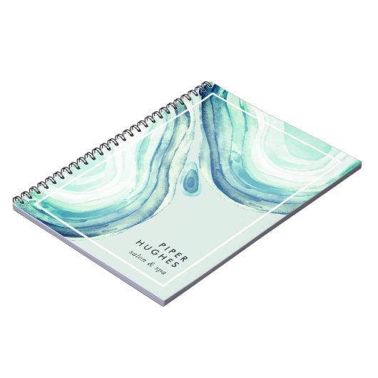 Seaglass Geode Notitieboek (Linkerzijde)