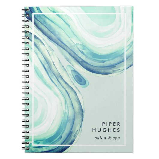 Seaglass Geode Notitieboek (Voorkant)