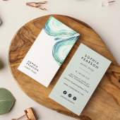 Seaglass Geode | Verticale sociale media Visitekaartje