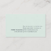 Seaglass Geode Visitekaartje (Achterkant)