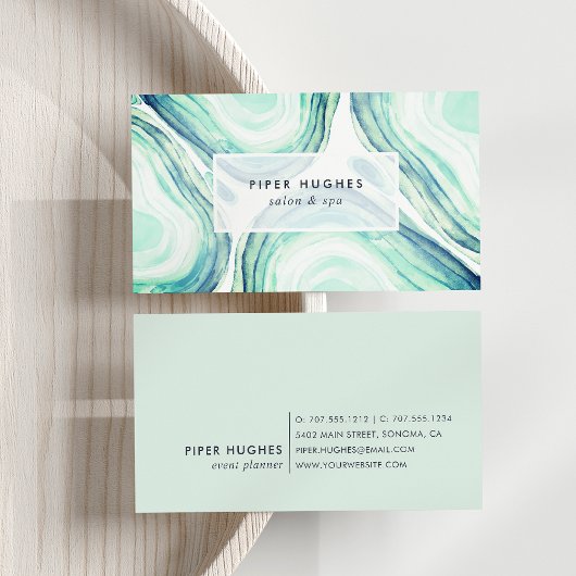 Seaglass Geode Visitekaartje