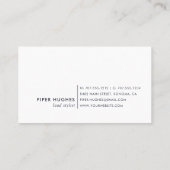 Seaglass Geode Visitekaartje (Achterkant)