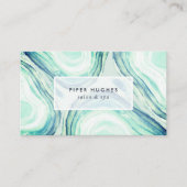 Seaglass Geode Visitekaartje (Voorkant)