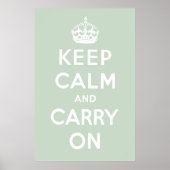 Seaglass Green Poster (Voorkant)