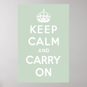 Seaglass Green Poster