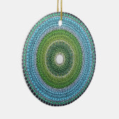 Seaglass Mandala Keramisch Ornament (Rechts)
