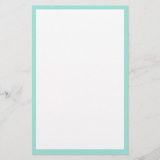 Seaglass Zee Groene Grens Licht Aangepaste Kleur K Briefpapier (Voorkant)