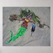 SeaGlassMermaid11x14Wrap Poster (Voorkant)