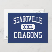Seagoville Dragons Middle Seagoville Texas Briefkaart (Voorkant / Achterkant)