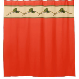 Seagrape Blooms - BonFire douchegordijn