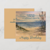 Seagrass Flat Card Bedankkaart (Voorkant / Achterkant)