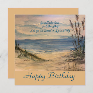 Seagrass Flat  Card Bedankkaart