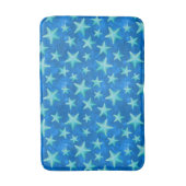 Seagreen Navy Starfish Summer Beach Nautical Badmat (Voorkant Verticaal)