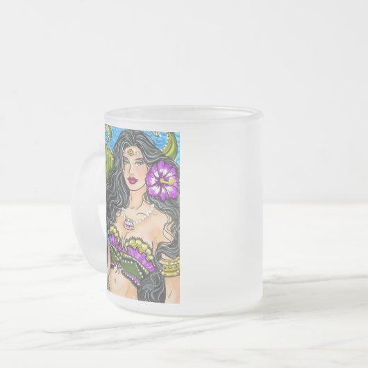 Seagreen Siren Matglas Koffiemok (Voorkant links)