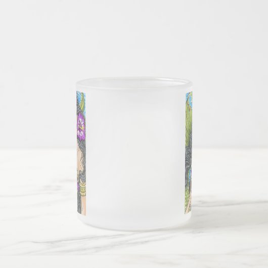 Seagreen Siren Matglas Koffiemok (Center)