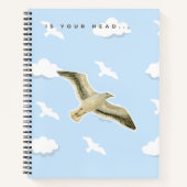 Seagul in the Clouds Notitieboek (Voorkant)