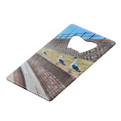 Seaguleren Creditkaart Flessenopener (Voorkant Gekanteld)