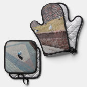 Seaguleren Ovenwant & Pannenlap Set (Voorkant / Achterkant)