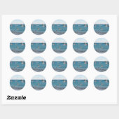 Seaguleren Ronde Sticker (Vel)