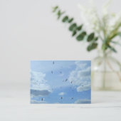 Seaguleren Visitekaartje (Staand voorkant)